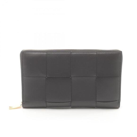 BOTTEGA VENETA Black Leather Intrecciato Wallet - Picture 2 of 5